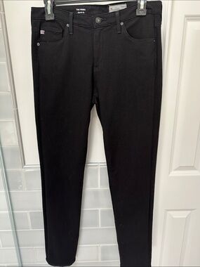 AG Adriano Goldschmied Women's Slim Jeans - Black dark black